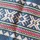 Large tablecloth and 11 vintage Basque indigo blue napkins