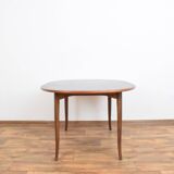 Mid-Century Swedish Teak Table Model „Ovalen” by Carlm Malmsten for Mobel Komponerad AV, 1950s.