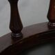 Green leather height-adjustable, swivel and tilt chesterfield office chair