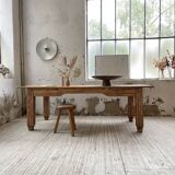 XL Butcher's Oak and Beech Farmhouse Table