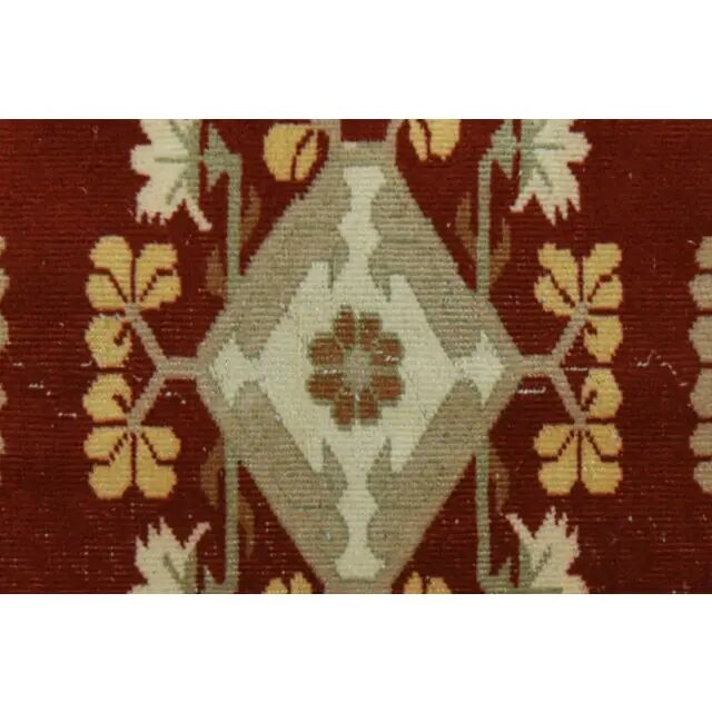 1970s Vintage Turkish Oushak Handmade Wool Cotton Beige Area Rug 155x233