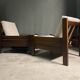 Two modernist lounge chairs from the 1960s.