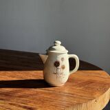 Sarreguemines teapot with thistle patterns H20