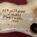 Wall lamp glazed ceramic representing a putti fca lisboa portugal sant anna