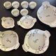 Vintage table service in porcelain LL France – Cornflower and do pattern.
