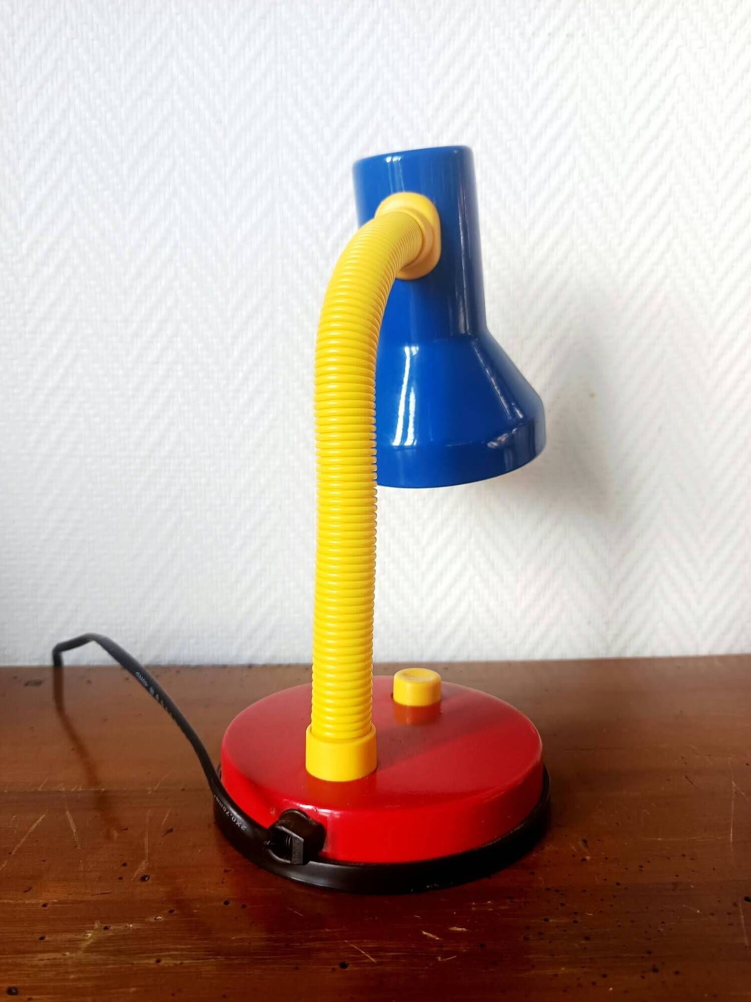 Vintage Memphis style desk lamp
