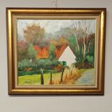 Painting "Landscape in Gruson"