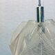 Suspension Space Age Sompex perspex par Paul Secon