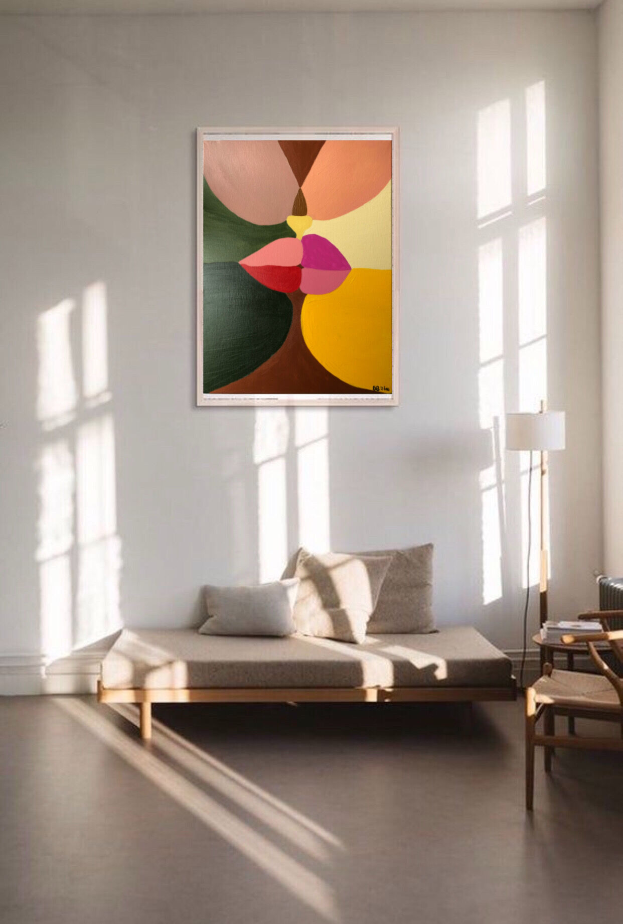 Acrylic painting canvas