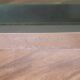 Aluminum and glass side table 1970
