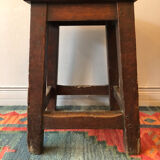 Oak work stool
