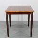 1960s Danish extendable palisander dining table, 4 leaves, restored