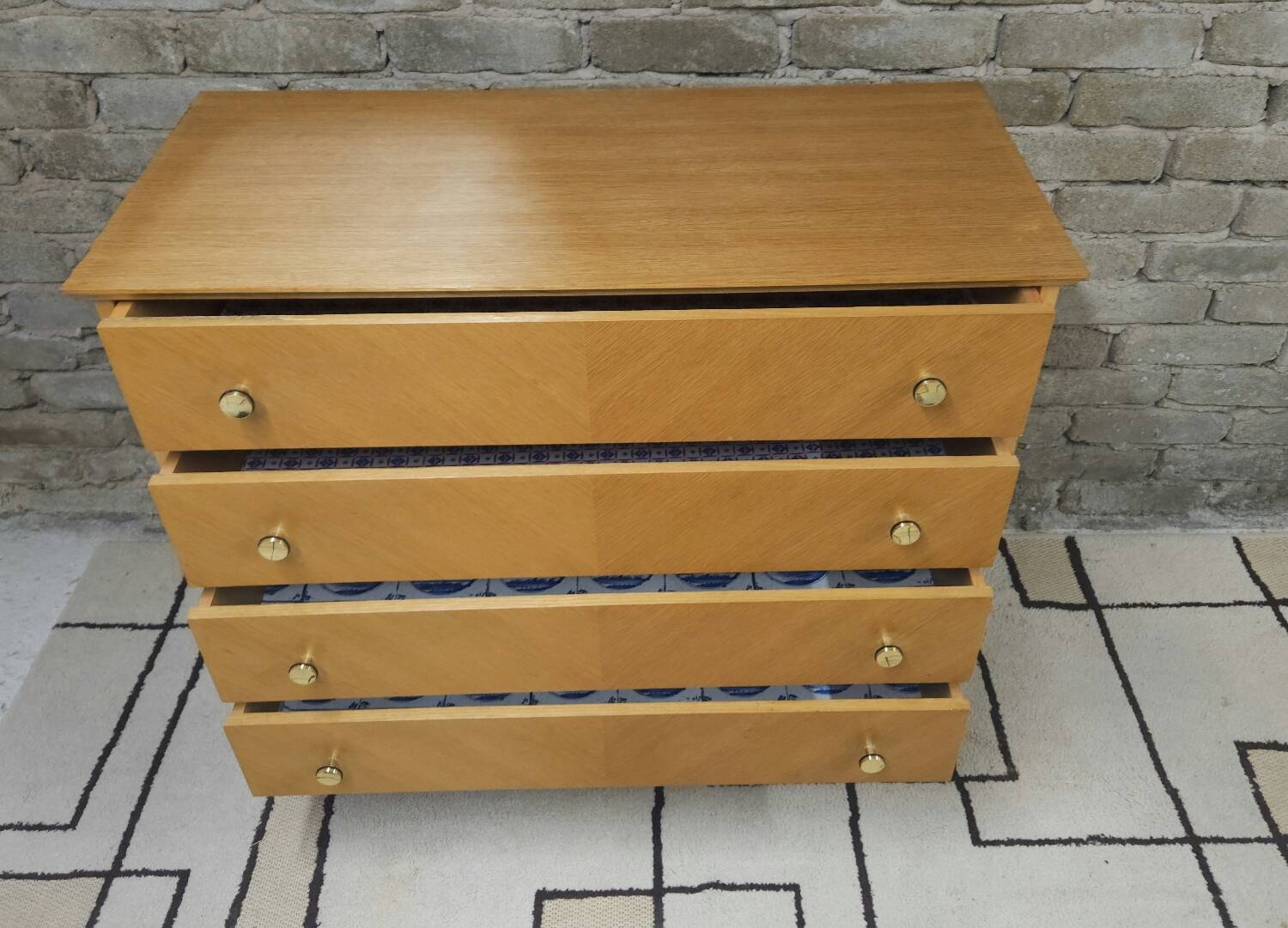 Commode 4 tiroirs année 1970 vintage