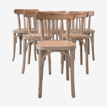 Suite de six chaises bistrot