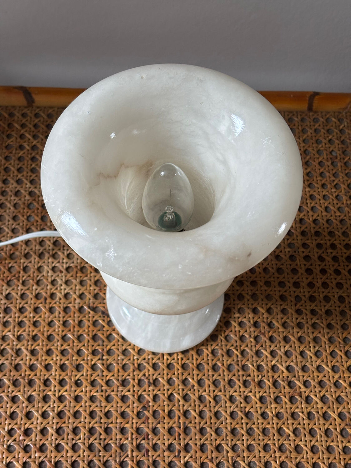 Lampe Médicis en albâtre