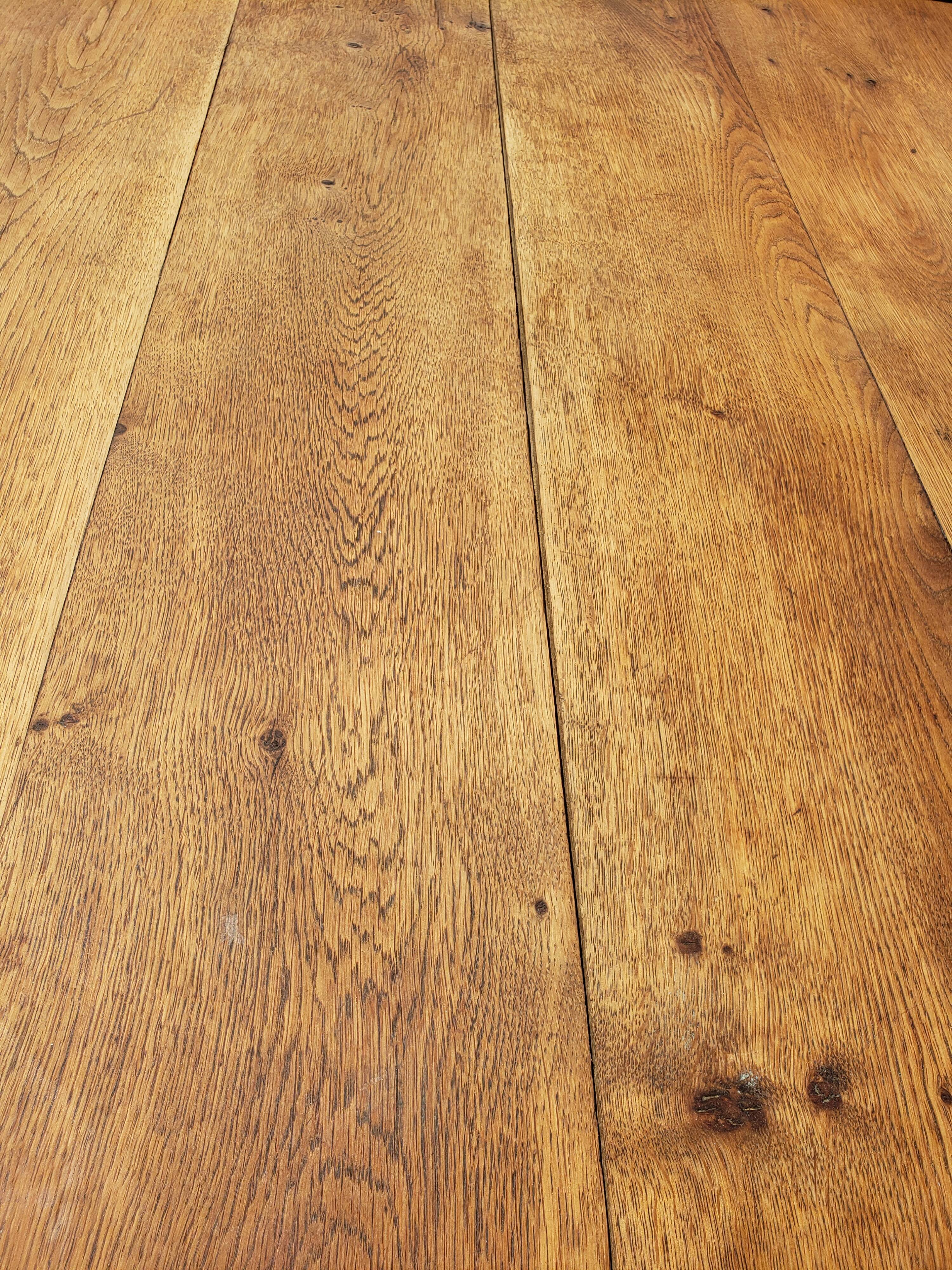 Table and chairs art deco wood and pastel