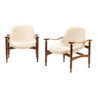 Tiki armchairs - Busnelli- Italie 1960