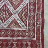 Tapis cilié marron 195x100cm