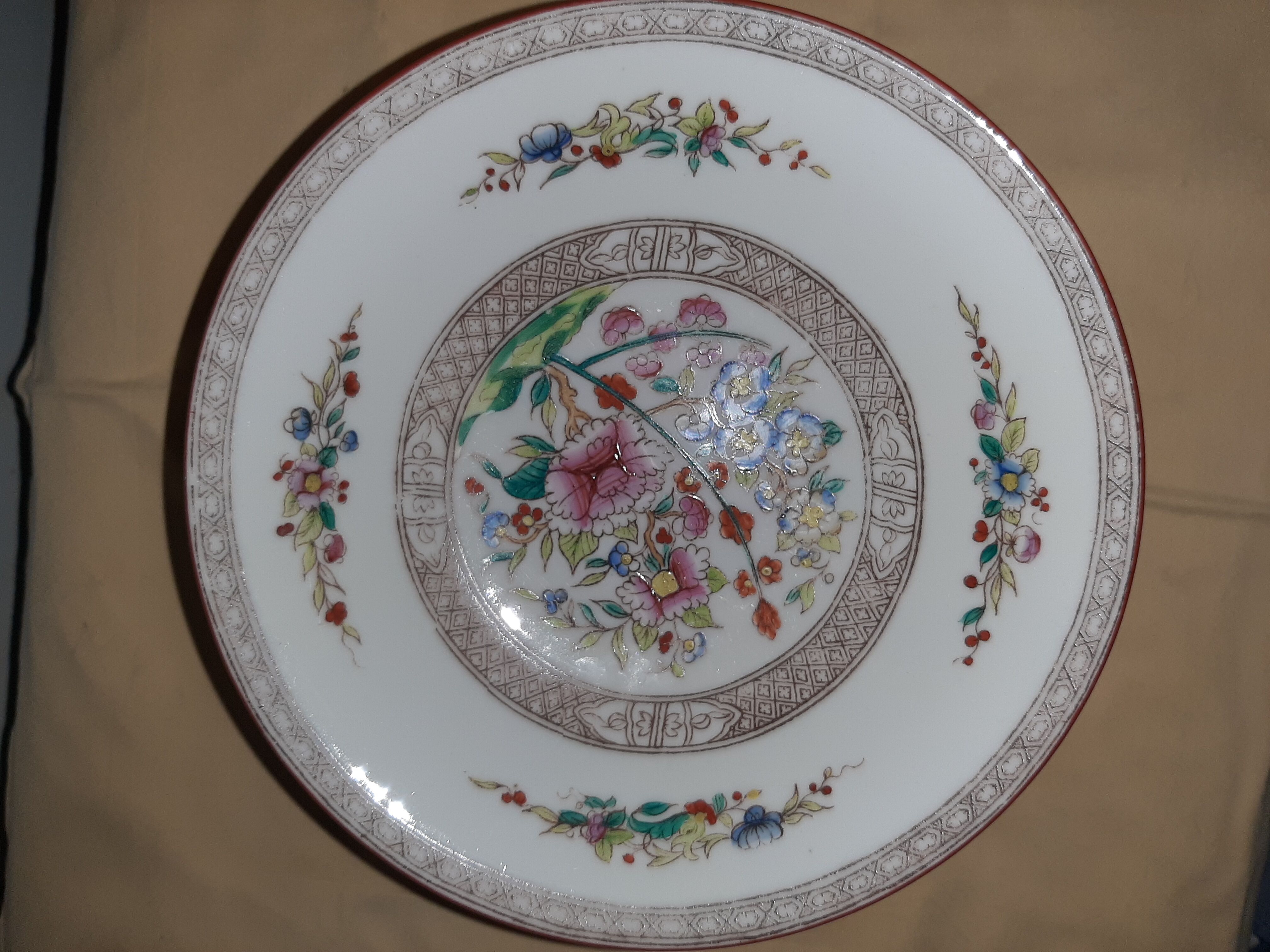 Paire de compotiers porcelaine fin 19ème