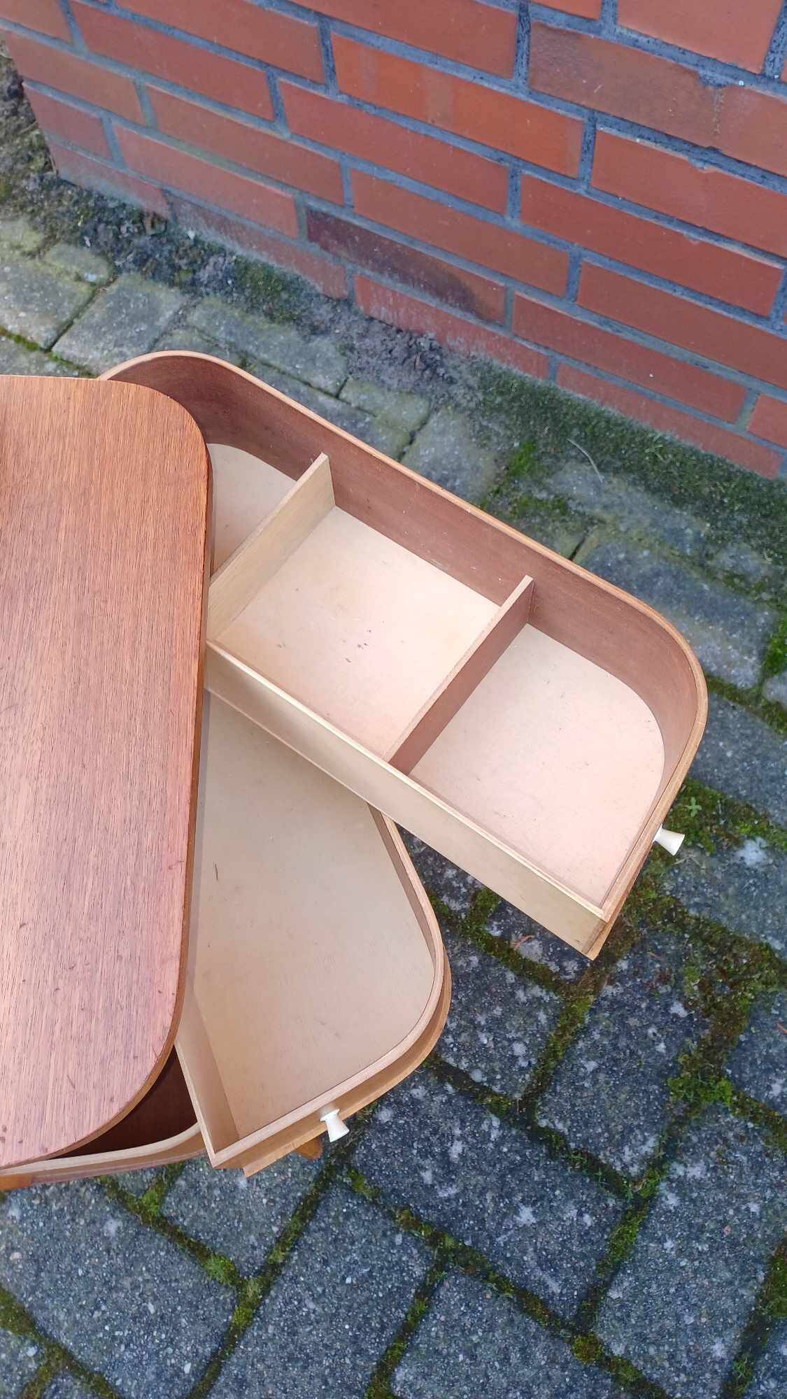 Table de nuit Vintage 1970 Teck