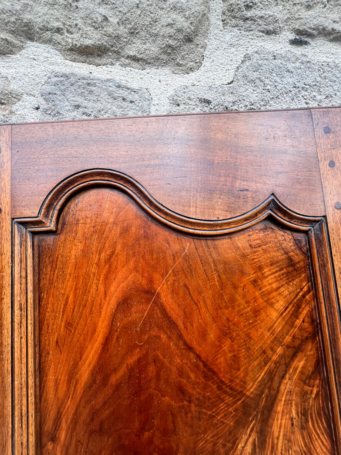 Old wardrobe door
