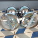 Pair of Lambert Rohrer eye-ball wall lamps