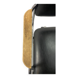 Black tubular office chair