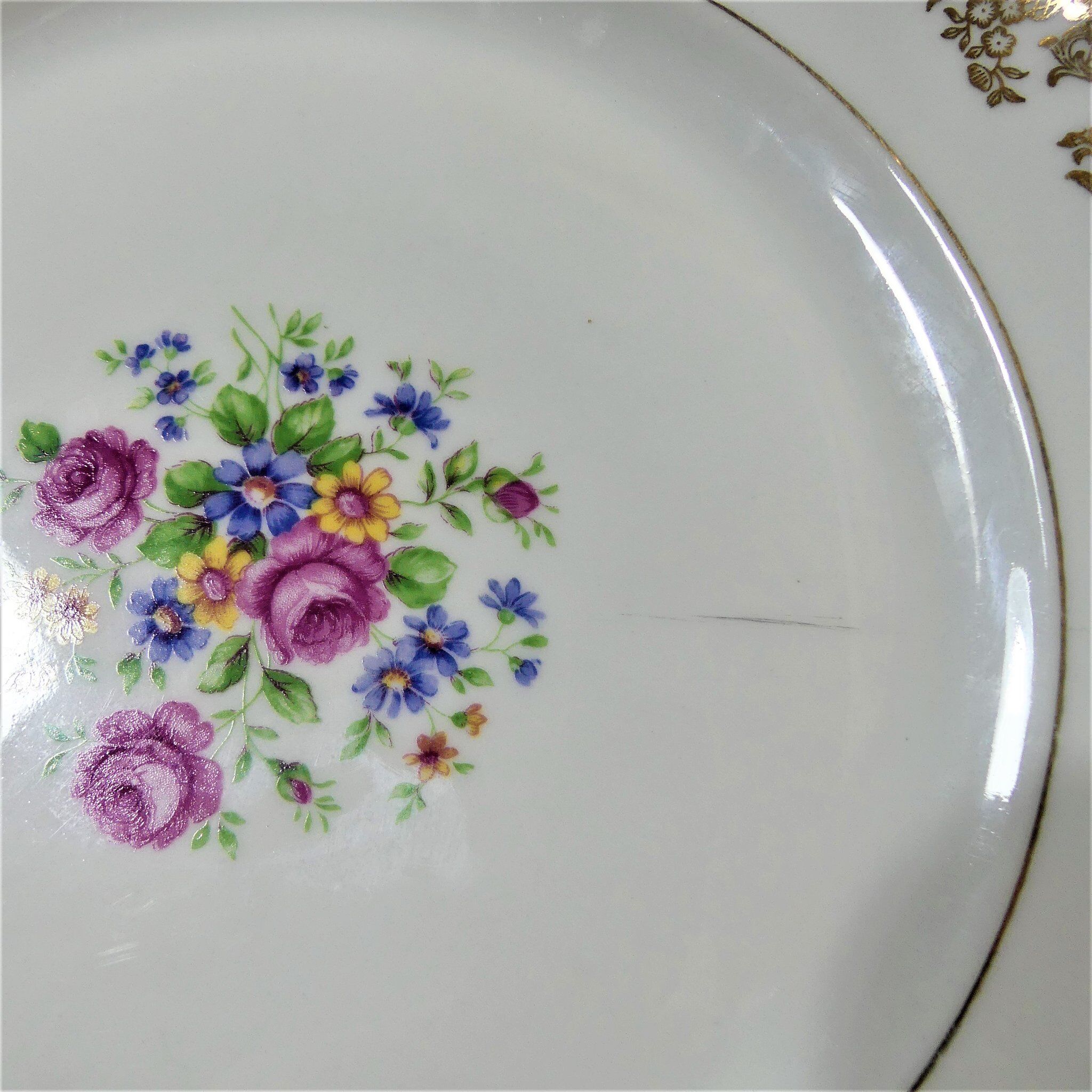 Cake dish - Vintage porcelain presentation dish