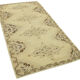 1960s handmade vintage oriental beige rug 109 cm x 200 cm