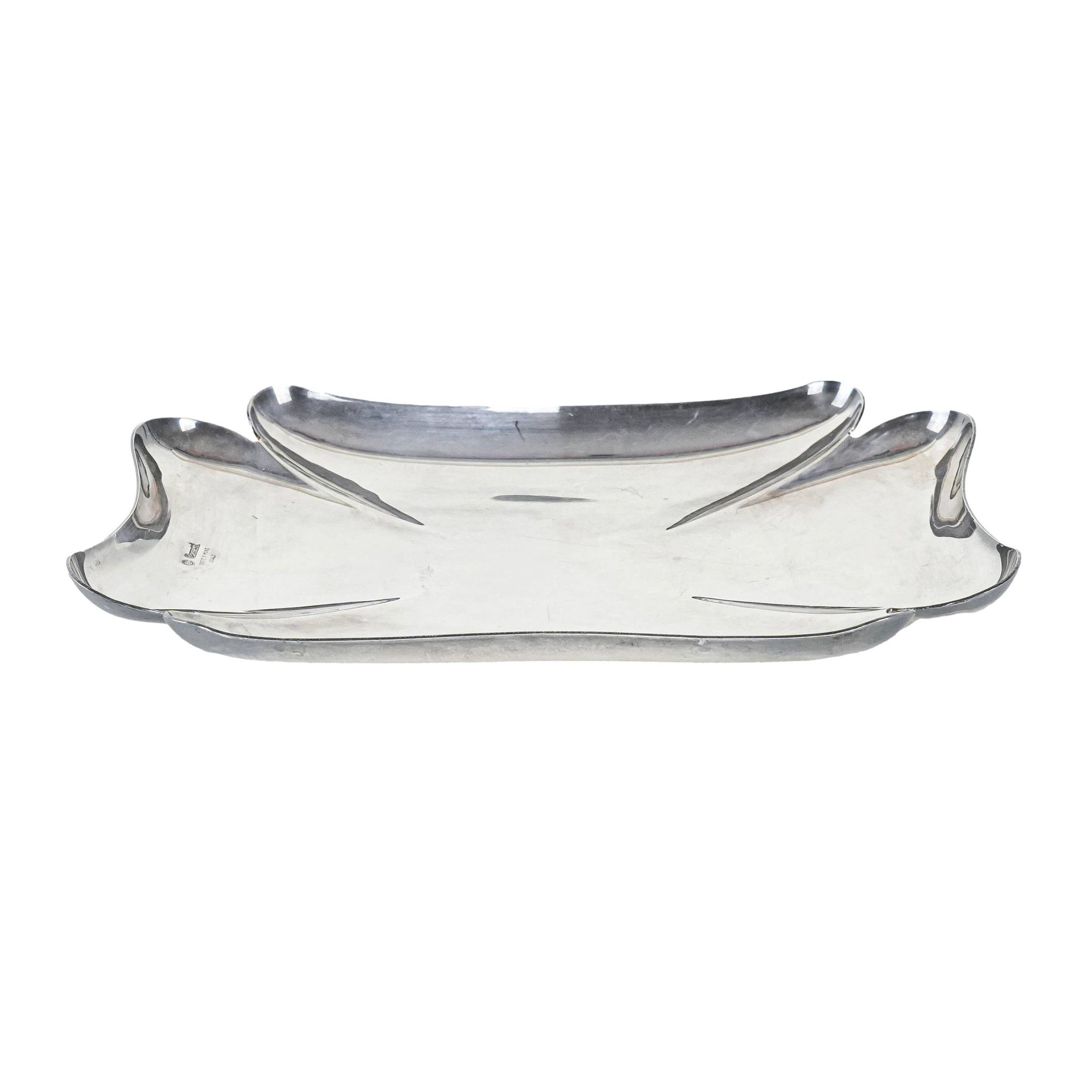 Metal tray, Italian design, 1970s, manufactured by Cassetti
