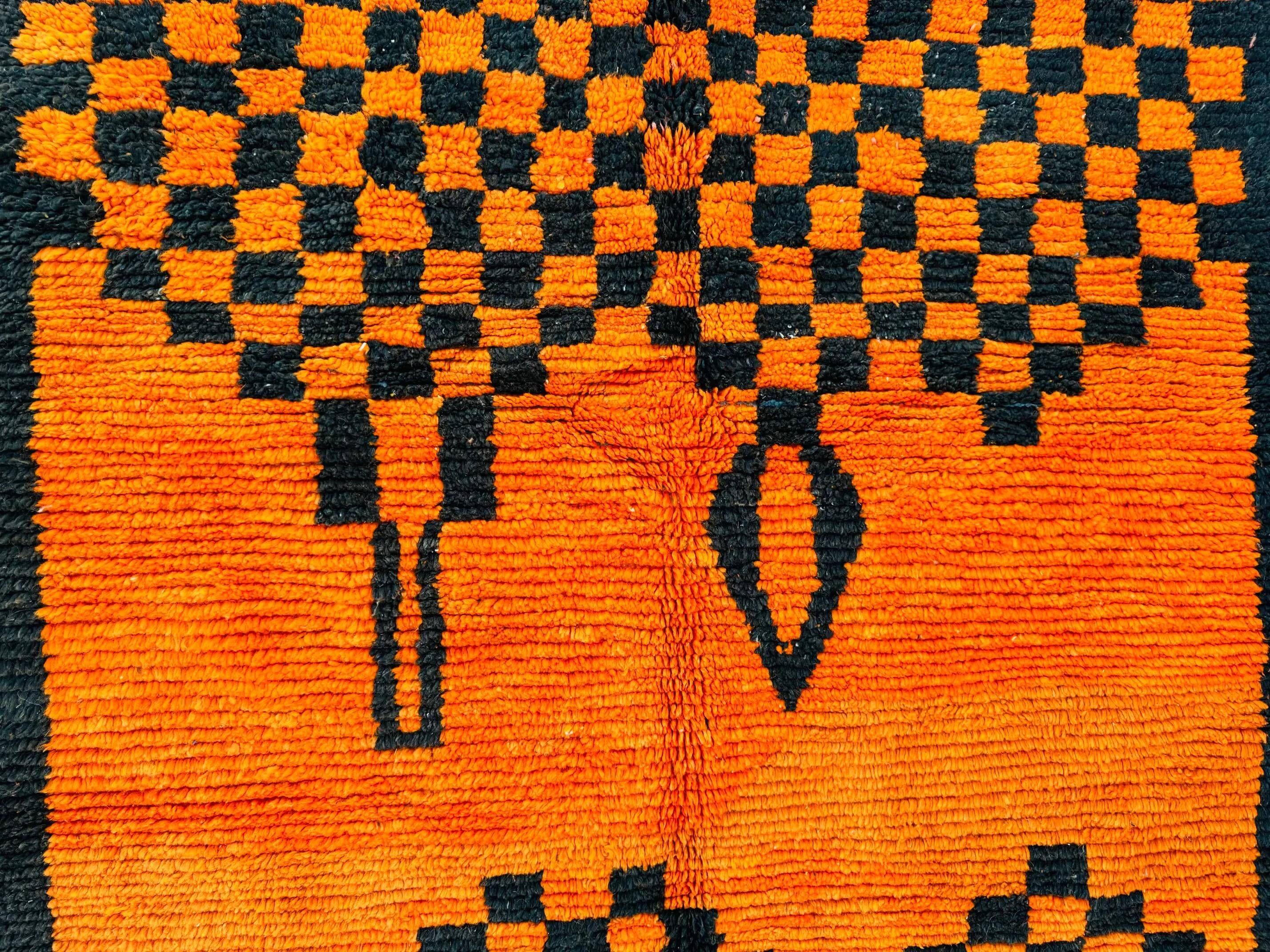 Natural handmade Moroccan rug 3 x 2 m