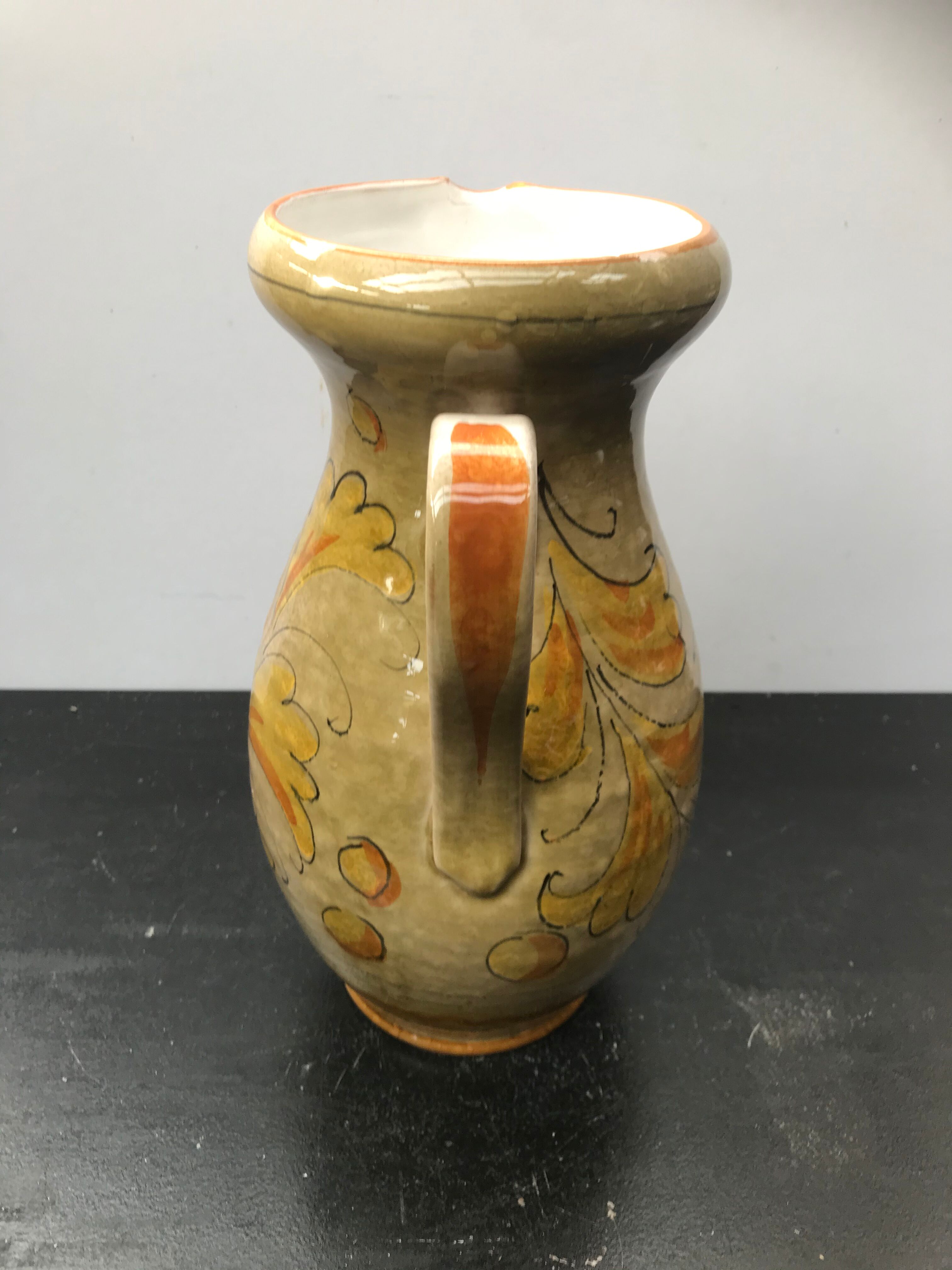 Tiam ceramics pitcher beige decor