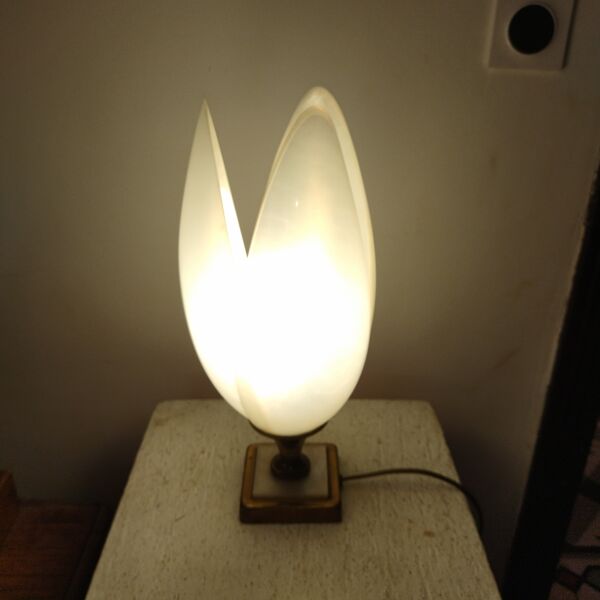 Lampe design Rougier années 70 70's
