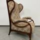 Art Nouveau wing chair no.6542 by Thonet