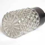 Molded glass cylinder ceiling light