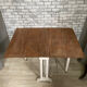 Folding shutter table