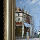 Ecole de Paris XXème - Huile sur carton - Les grands boulevards