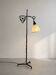 Amsterdam School Arts & Crafts wrought iron floor lamp