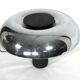 Lumenform, Italian Vintage Mushroom chrome table lamp from 70s