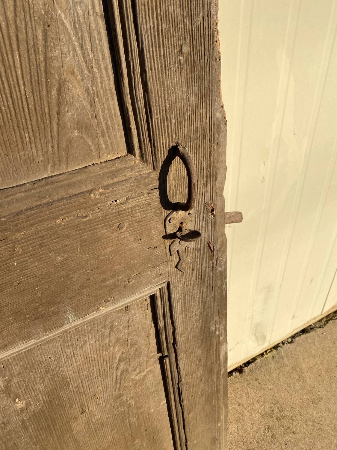Interior oak farmhouse door
