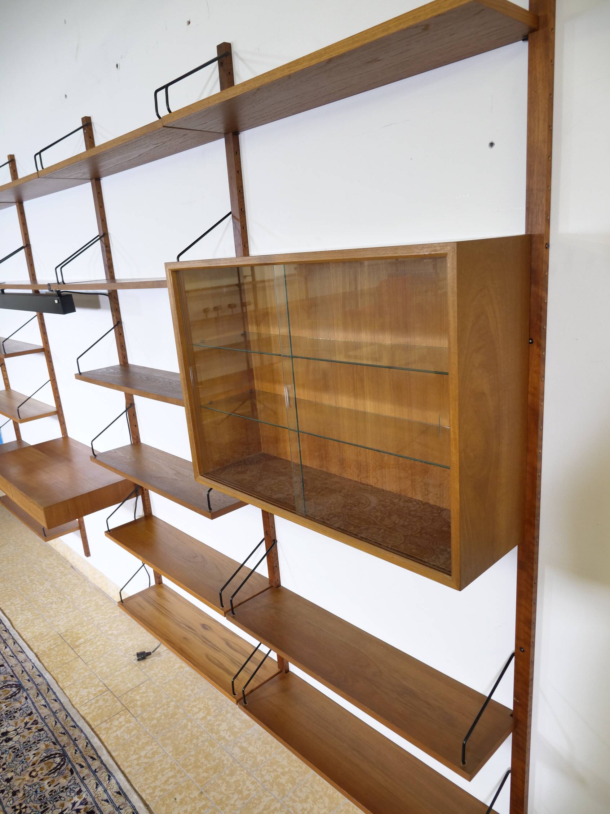 Modular Mid Century Royal Wall System in Teak by Poul Cadovius, 1960s