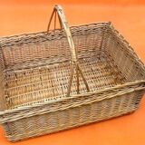 Wicker woven centerpiece basket
