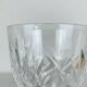 2 large stemmed glasses, Chantilly model by Saint Louis, crystal