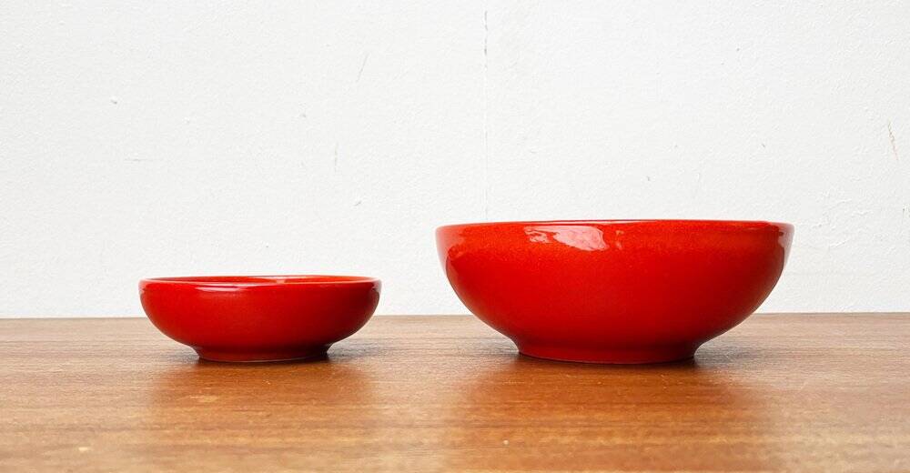 Set of 2 ceramic bowls by Baldelli, Italy.