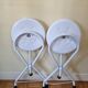 Pair of vintage folding stools "Tubecon" Marinakis, 80s