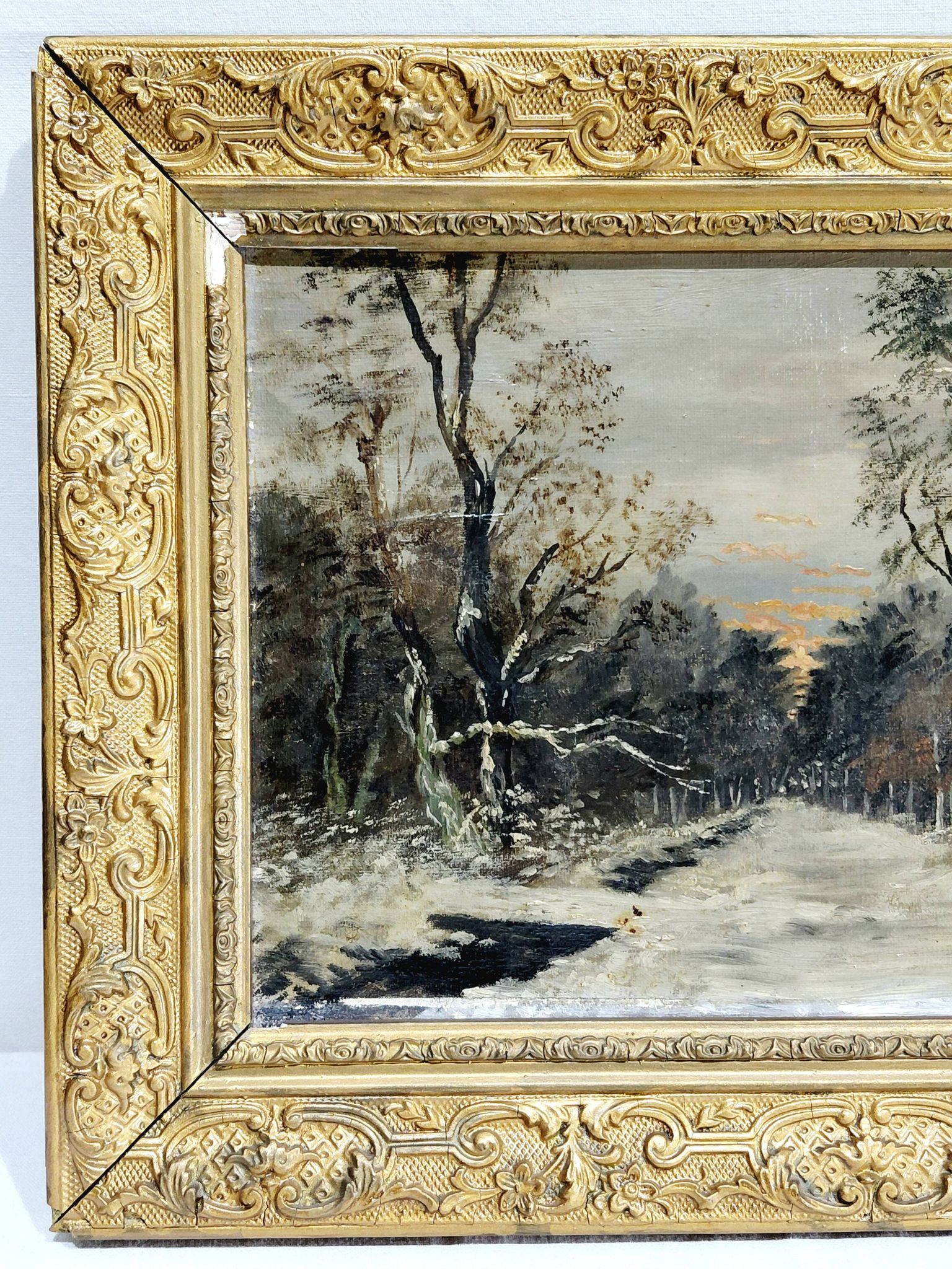 Gabrielle - Oil on Canvas "Snowy Forest"