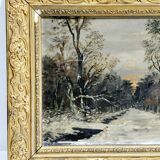 Gabrielle - Oil on Canvas "Snowy Forest"