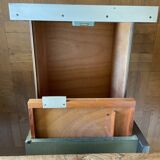 Bureau en palissandre et metal