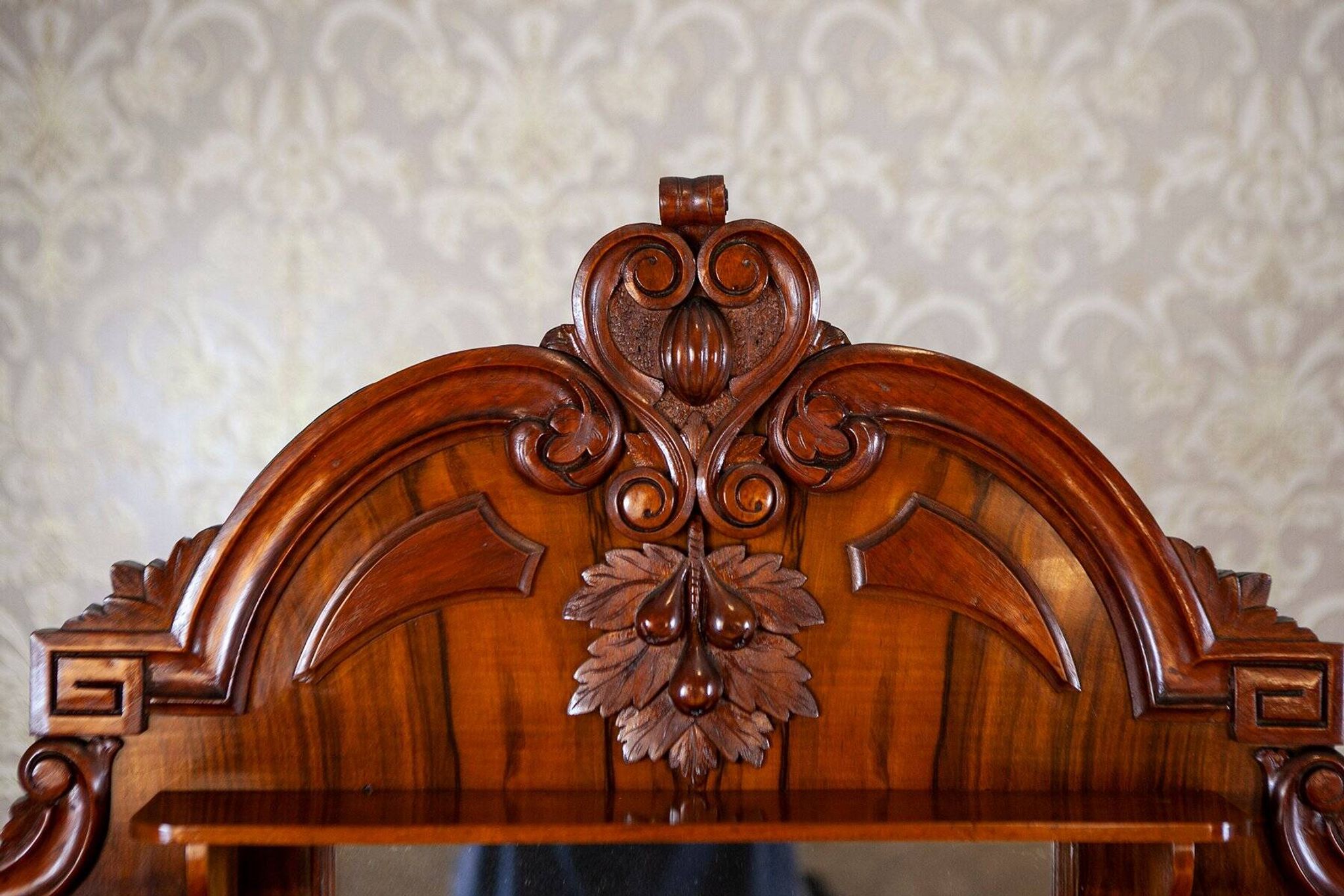 End of 19th Century Light Brown Eclectic Buffet in Walnut
