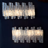 Pair of vintage lucite sconces, 1960